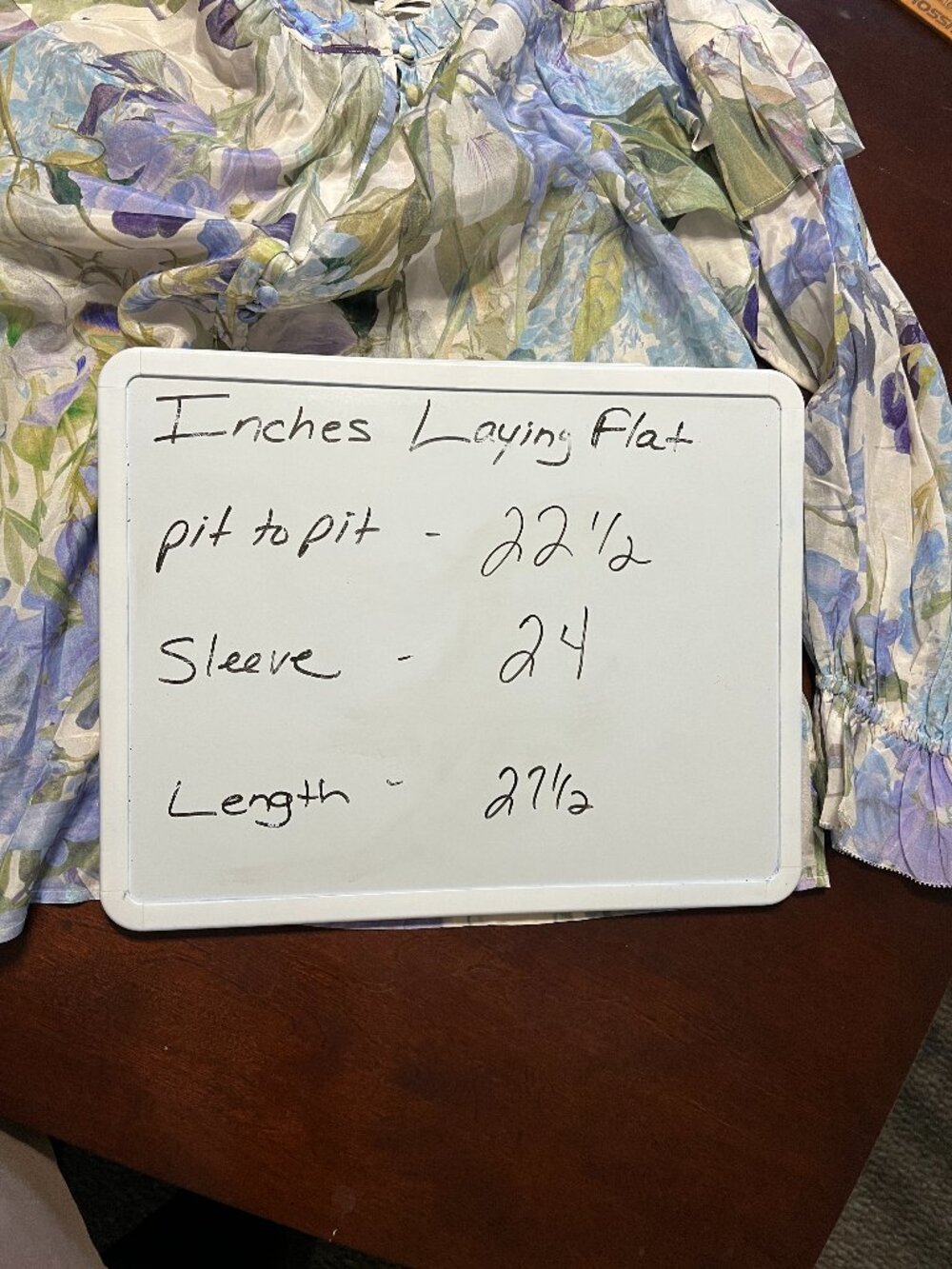 & OTHER STORIES SILK COTTON BLEND FLORAL BLOUSE NWT - Picture 11 of 11